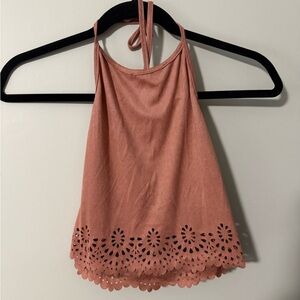 Shein Backless Mauve Halter Top